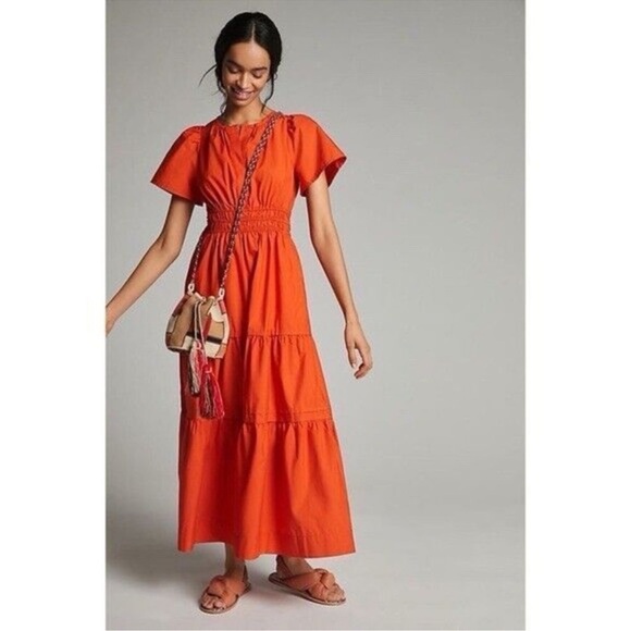 Anthropologie Dresses & Skirts - Anthropologie Somerset cotton maxi  Dress pockets